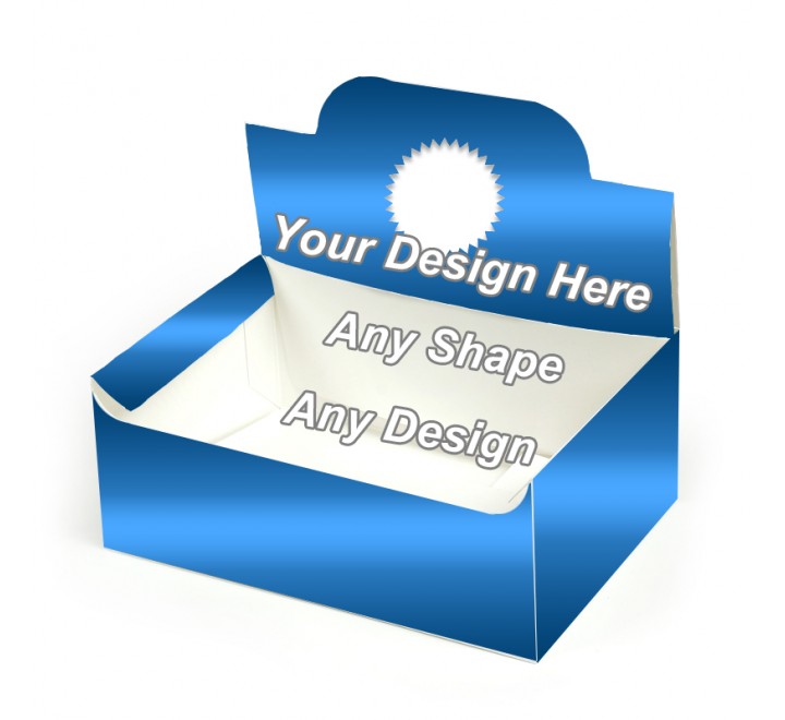 Die Cut - Auto Bottom Display Lid Boxes Die Cut - Auto Bottom Display Lid Boxes