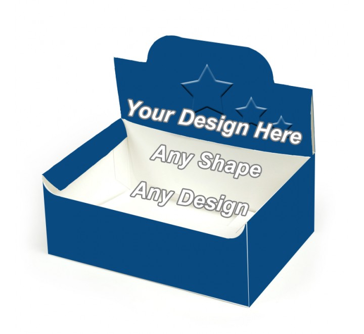 Embossed - Auto Bottom Display Lid Boxes Embossed - Auto Bottom Display Lid Boxes
