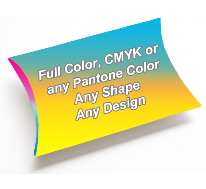 Full Color - Pillow Style Packaging Boxes Full Color - Pillow Style Packaging Boxes