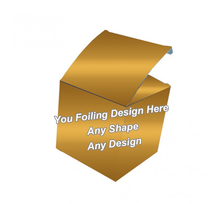 Golden Foiling - Cube Boxes Golden Foiling - Cube Boxes