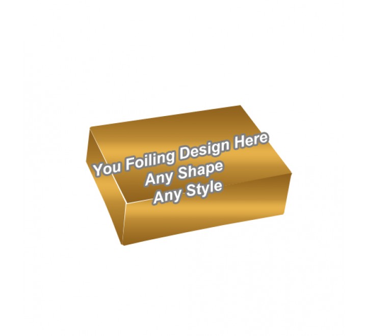 Golden Foiling - Four Corner Cake Boxes Golden Foiling - Four Corner Cake Boxes