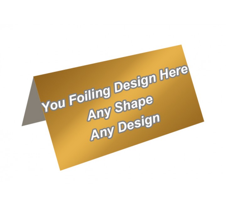 Golden Foiling - Header Card Packaging Golden Foiling - Header Card Packaging