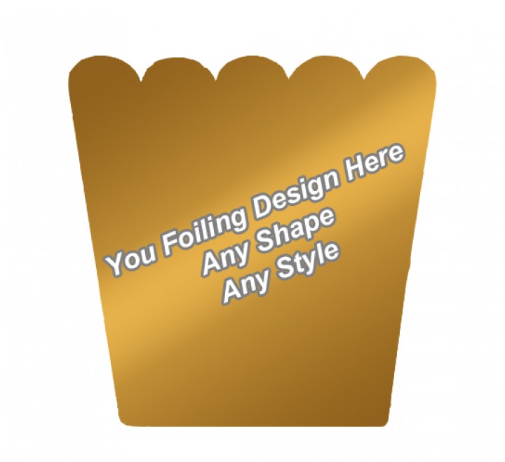 Golden Foiling - Pop Corn Boxes Golden Foiling - Pop Corn Boxes