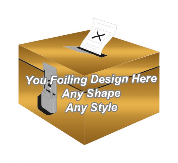 Golden Foiling - Ballot Boxes Golden Foiling - Ballot Boxes