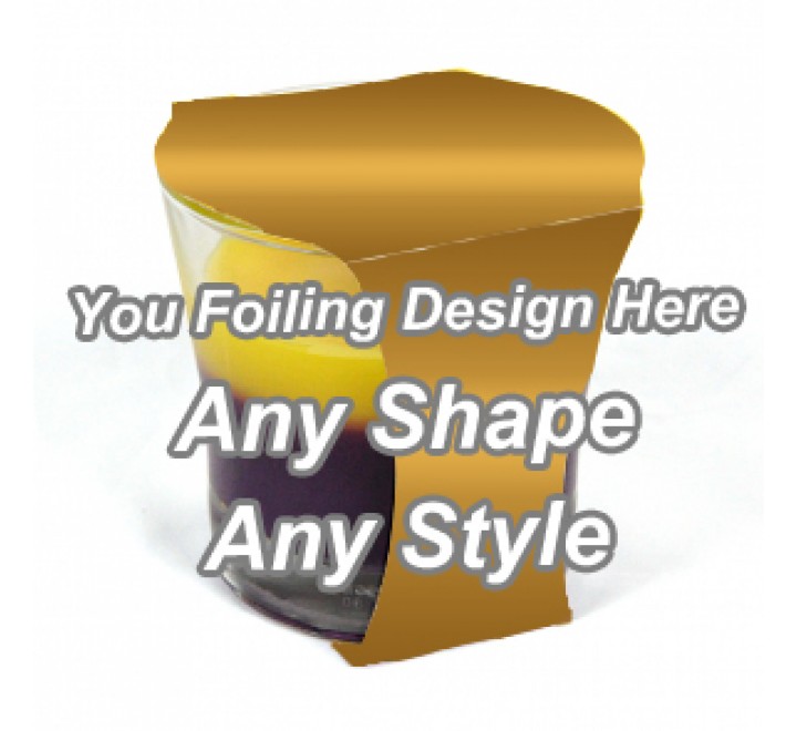 Golden Foiling - Cup Jar Sleeve Packaging Golden Foiling - Cup Jar Sleeve Packaging