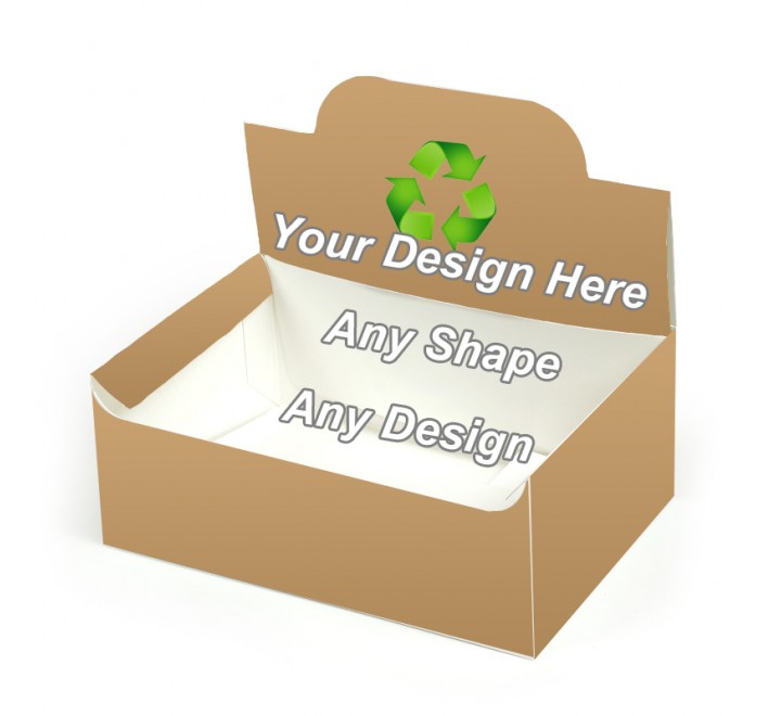 Recycled - Auto Bottom Display Lid Boxes Recycled - Auto Bottom Display Lid Boxes
