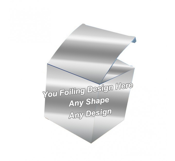 Silver Foiling - Cube Boxes Silver Foiling - Cube Boxes