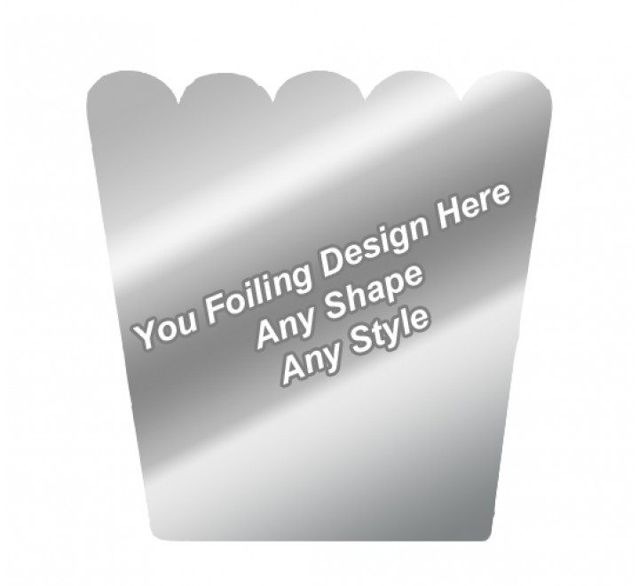 Silver Foiling - Pop Corn Boxes Silver Foiling - Pop Corn Boxes