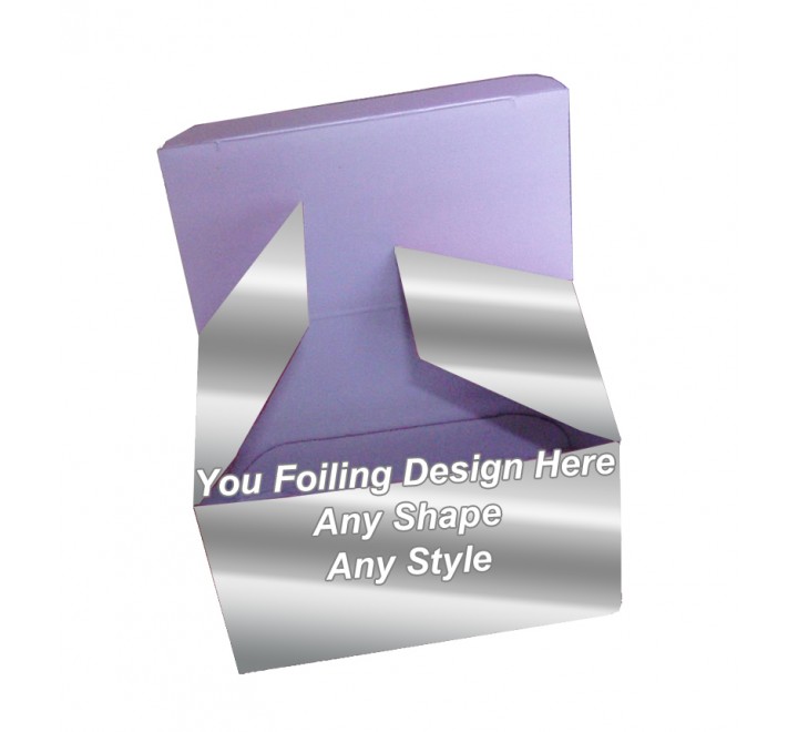 Silver Foiling - Reverse Tuck End Tea Boxes Silver Foiling - Reverse Tuck End Tea Boxes