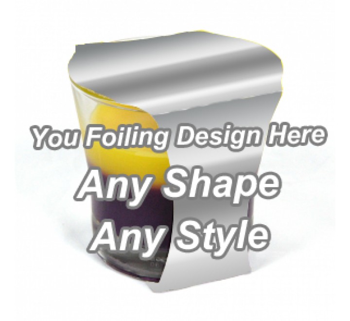 Silver Foiling - Cup Jar Sleeve Packaging Silver Foiling - Cup Jar Sleeve Packaging
