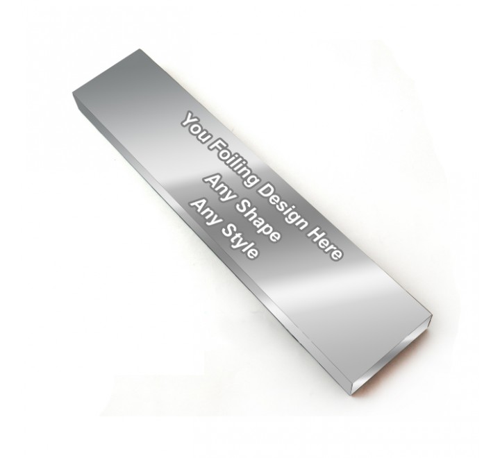 Silver Foiling - Custom Hair Extension Box Silver Foiling - Custom Hair Extension Box
